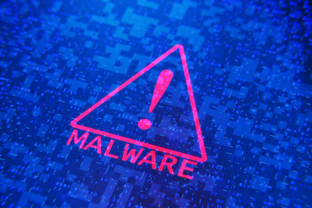 A malware attack