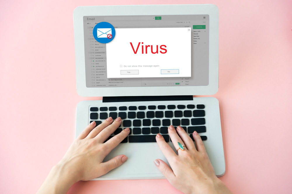 E-mail popup ILOVEYOU virus warning