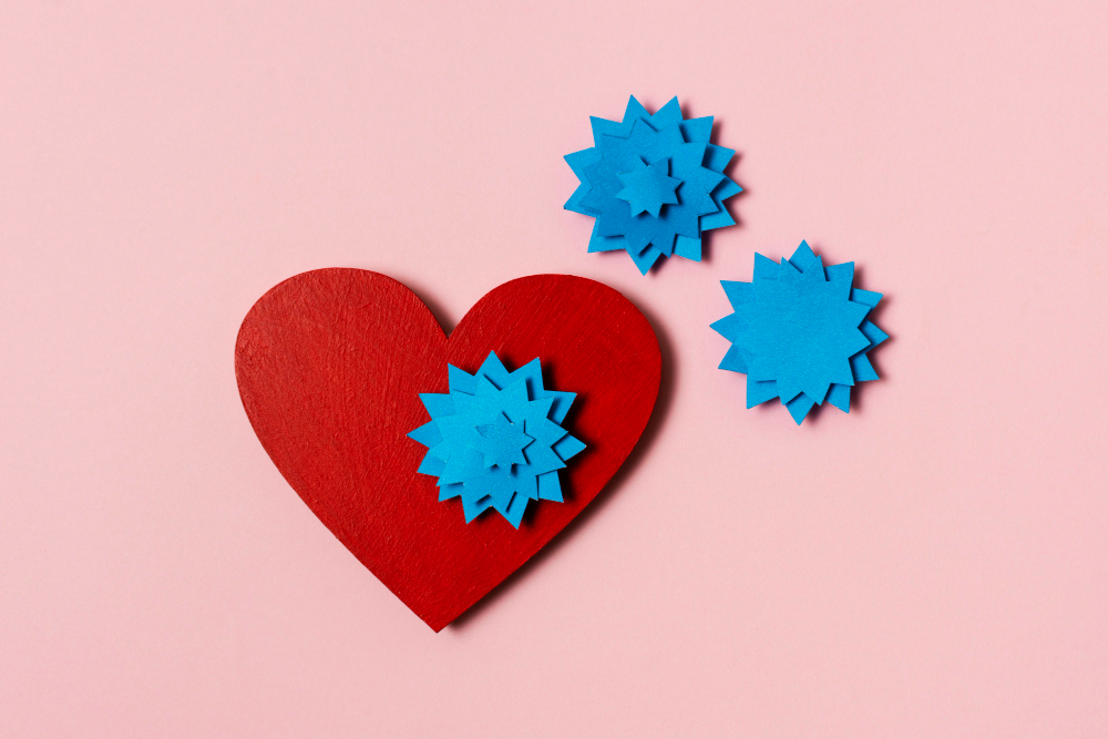 ILOVEYOU virus symbolized with paper