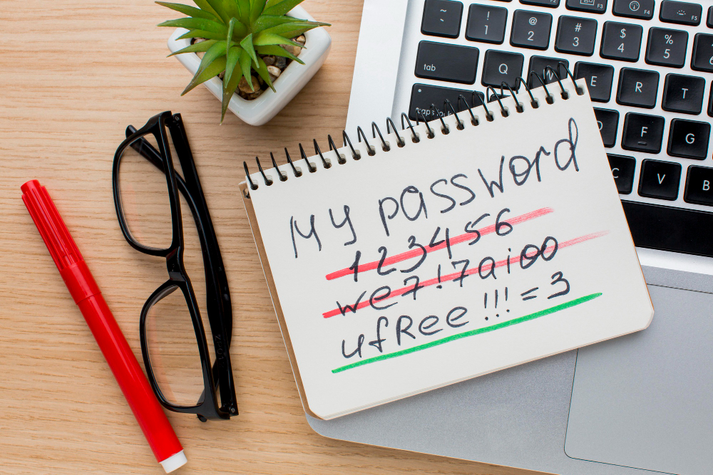 passwords in notes
