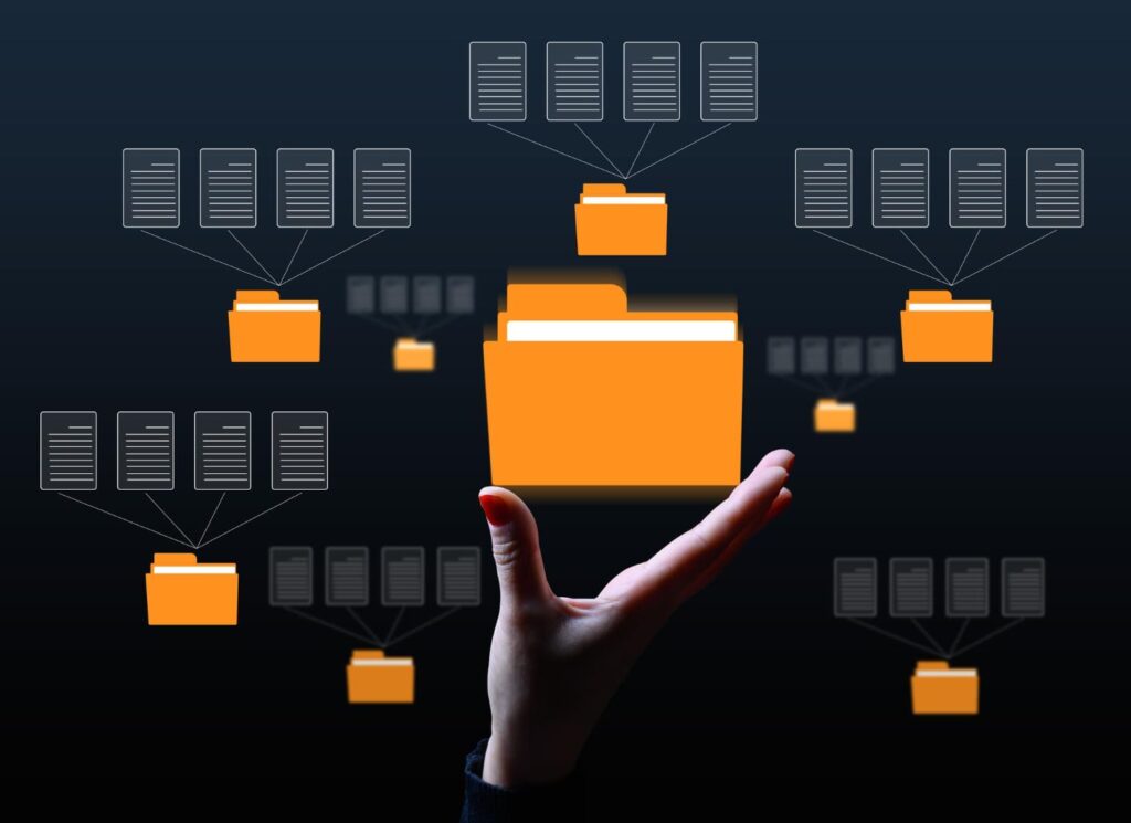 The structure of directory