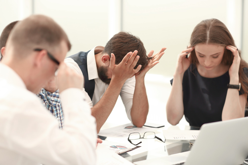 Frustrated employees