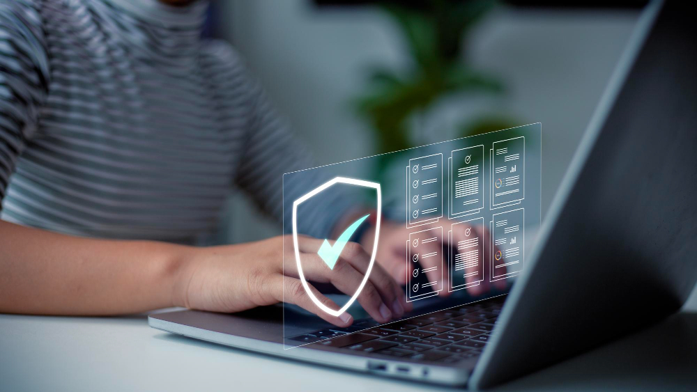 A cybersecurity expert working on protecting system against cybercrime