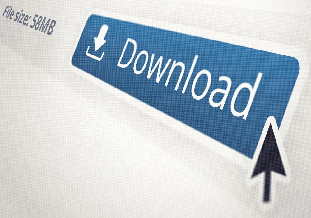 A download button