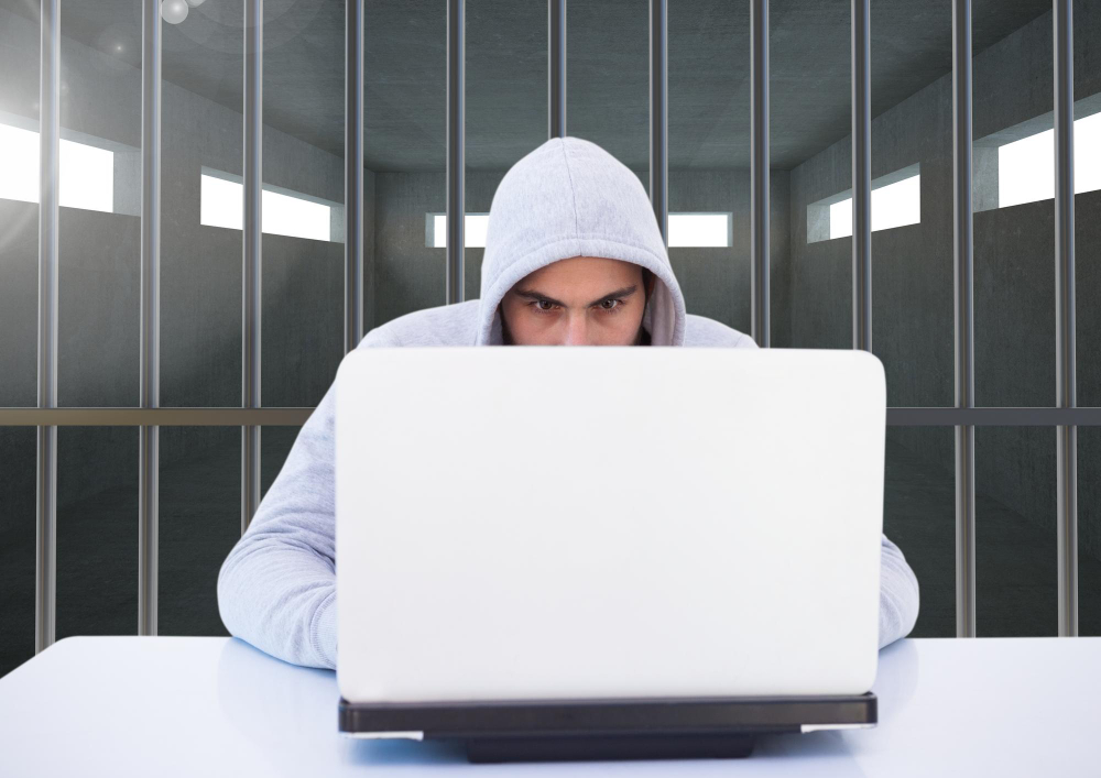 A hacker trying to hijack a session