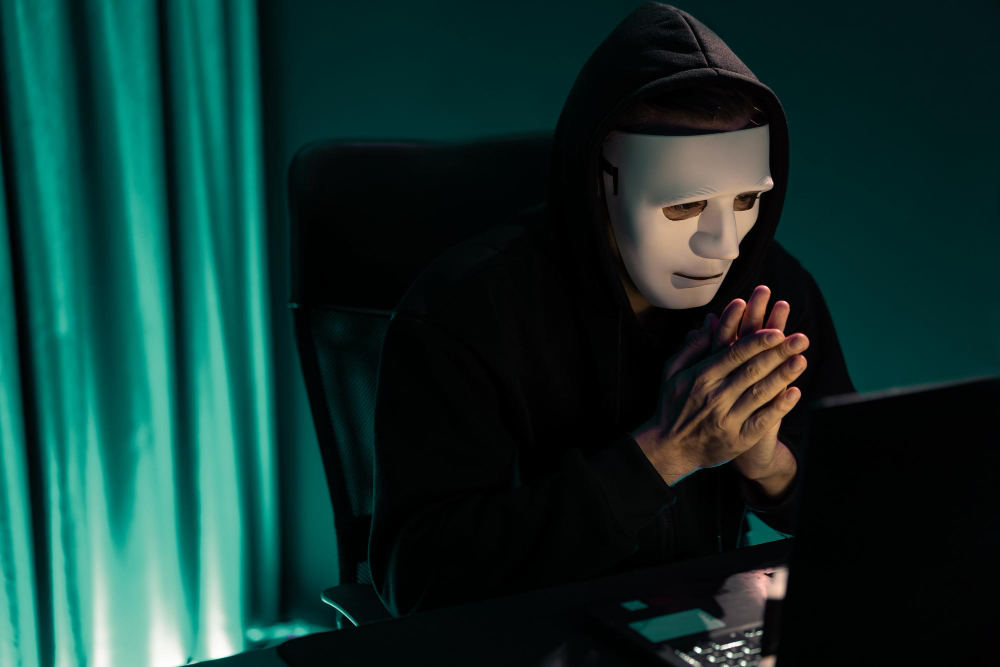 An attacker launching pharming attack