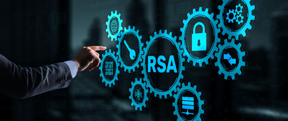 RSA encryption illustration