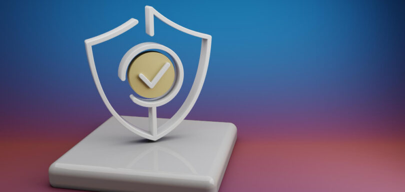 The symbol of safeguarding a system with firewall