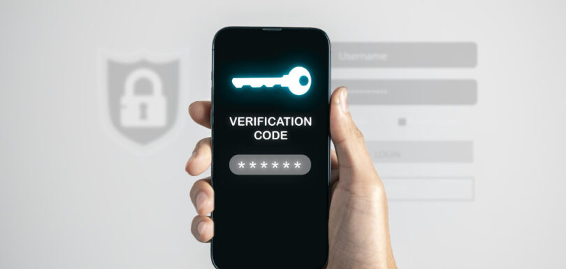 Single-Factor Authentication (SFA) display in a phone